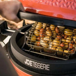 2 Paniers Rôtissoire + Tige JoeTisserie Barbecue Classic Et Big Joe - Kamado Joe -Cuisine Bbq 2 paniers joetisserie classic big kamado joe 2020000029953 5