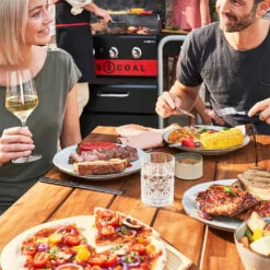 Barbecue Hybride Gaz Et Charbon De Bois Gas2Coal 2.0 330 - Char-Broil -Cuisine Bbq barbecue gas2coal 330 hybride charbon gaz charbroil 4260547594431 6