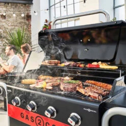 Barbecue Hybride Gaz Et Charbon Gas2Coal 440 - Char-Broil -Cuisine Bbq barbecue gas2coal 440 hybride gaz et charbon charbroil 4260547594448 6