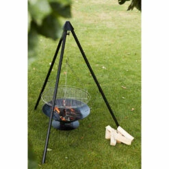 Brasero Junko ø60 Cm Fonte + Trépied + Grille Acier Chromé + Housse - Barbecook -Cuisine Bbq brasero junko trepied grille housse barbecook 5400269202156 3