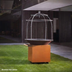 Cage De Cuisson Brasero Classic 120 + PRO - Ofyr -Cuisine Bbq cage cuisson acier 120 6019914756716 2