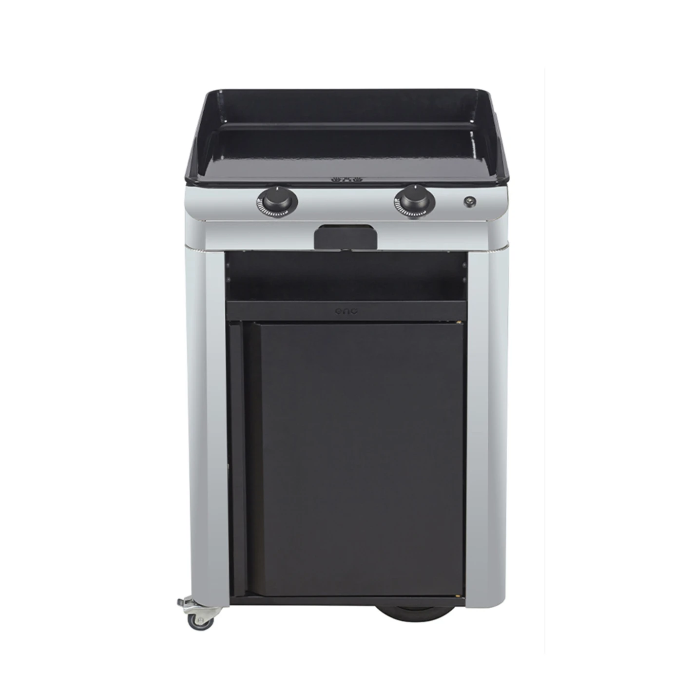 Combo Plancha Gaz Fusion 60 Inox Marin 2 Brûleurs Avec Chariot - ENO 4 Combo Plancha Gaz Fusion 60 Inox Marin 2 Brûleurs Avec Chariot - ENO – Image 2