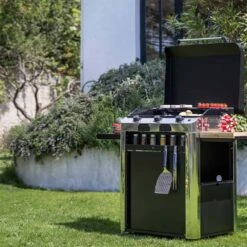 Combo Plancha Gaz Fusion 75 Inox Marin 3 Brûleurs + Chariot - ENO -Cuisine Bbq combo fusion 75 inox eno 2020000038122 8