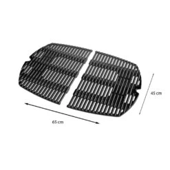 Grille De Cuisson Fonte émaillée Q300/Q3000 - Weber 8 Grille De Cuisson Fonte émaillée Q300/Q3000 - Weber -Cuisine Bbq grille de cuisson pour q300 barbecue a gaz weber 0077924038853 2