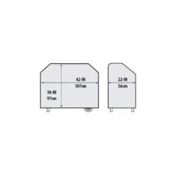 Housse Barbecue Select Crown Pellet 400 - Broil King -Cuisine Bbq housse premium crown pellet 400 0060162670640 1