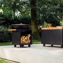 Brasero Plancha Classic Storage Pro 100 Noir + Housse - Ofyr -Cuisine Bbq ofyr classic storage 100 pro noir 2020000021971 3