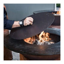 Etouffoir Pour Brasero 100 Cm - Ofyr 6 Etouffoir Pour Brasero 100 Cm - Ofyr -Cuisine Bbq ofyr couvercle noir etouffoir 3291107804531 1