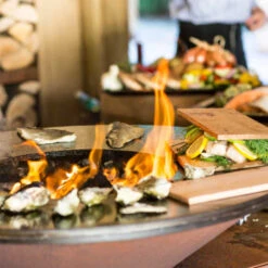 Pack Brasero Storage 85 Corten + Couvercle - OFYR -Cuisine Bbq pack brasero plancha storage 85 corten couvercle 2020000033691 3