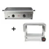 Pack Plancha Gaz Saveur 64 Cm + Desserte Plein Air - Krampouz -Cuisine Bbq pack saveur 64 cm chariot plein air 2020000031468