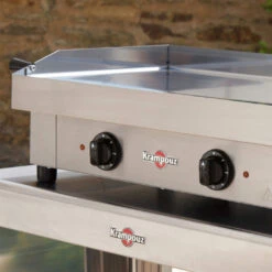 Pack Plancha Gaz Saveur 64 Cm + Desserte Plein Air - Krampouz -Cuisine Bbq pack saveur 64 cm chariot plein air 2020000031468 4