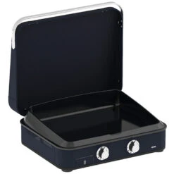 Plancha Gaz Enosign 65 Bleue Navy Avec Capot - ENO* -Cuisine Bbq plancha enosign 65 bleue navy capot gaz eno 3224780040088 2