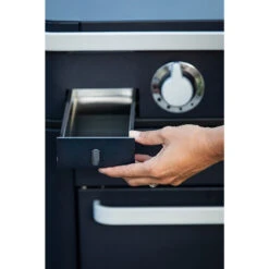 Plancha Gaz Enosign 65 Bleue Navy Avec Capot - ENO* -Cuisine Bbq plancha enosign 65 bleue navy capot gaz eno 3224780040088 9