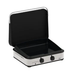 Plancha Enosign 65 Inox Et Noir Avec Capot - ENO* -Cuisine Bbq plancha enosign 65 inox et noir capot 3224780041207 2