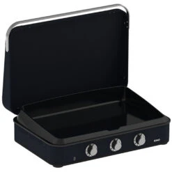 Plancha Gaz Enosign 80 Bleue Navy Avec Capot - ENO* -Cuisine Bbq plancha enosign 80 bleue navy capot eno 3224780040095 1