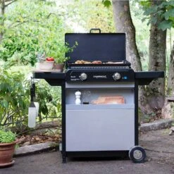 Plancha Gaz Sur Chariot Blue Flame EXLD - Campingaz -Cuisine Bbq plancha gaz blue flame exld chariot campingaz 3138522114398 2