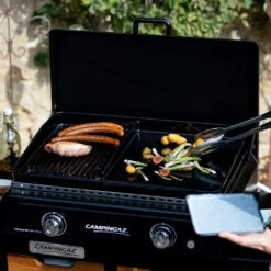 Plancha Gaz Blue Flame LXD Twin + Couvercle - Campingaz 12 Plancha Gaz Blue Flame LXD Twin + Couvercle - Campingaz -Cuisine Bbq plancha gaz blue flame lxd twin campingaz 3138522119416 3