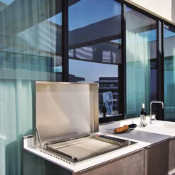 Plancha Gaz Encastrable Oasi 80 Mix Lisse Rainurée - Planet 11 Plancha Gaz Encastrable Oasi 80 Mix Lisse Rainurée - Planet -Cuisine Bbq plancha inox gaz oasi 80 mix rainuree lisse planet 8033945789084 4