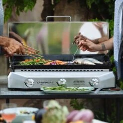 Plancha Gaz Master 3 LX + Couvercle - Campingaz -Cuisine Bbq plancha master 3 lx campingaz 3138522112189 6