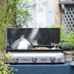 Plancha Gaz Master 3 LX + Couvercle - Campingaz -Cuisine Bbq plancha master 3 lx campingaz 3138522112189 7