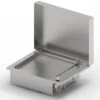 Plancha Gaz Encastrable Oasi 55 Lisse Rainurée - Planet -Cuisine Bbq plancha planet inox gaz oasi 55 lisse rainuree 8033945789046