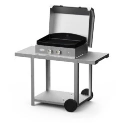 Combo Plancha Gaz Pure Grill 260 Édition Inox (chariot + Capot) - Le Marquier