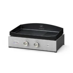 Combo Plancha Gaz Pure Grill 260 Édition Inox (chariot + Capot) - Le Marquier -Cuisine Bbq plancha pure edition inox capot le marquier 3339380163829 4