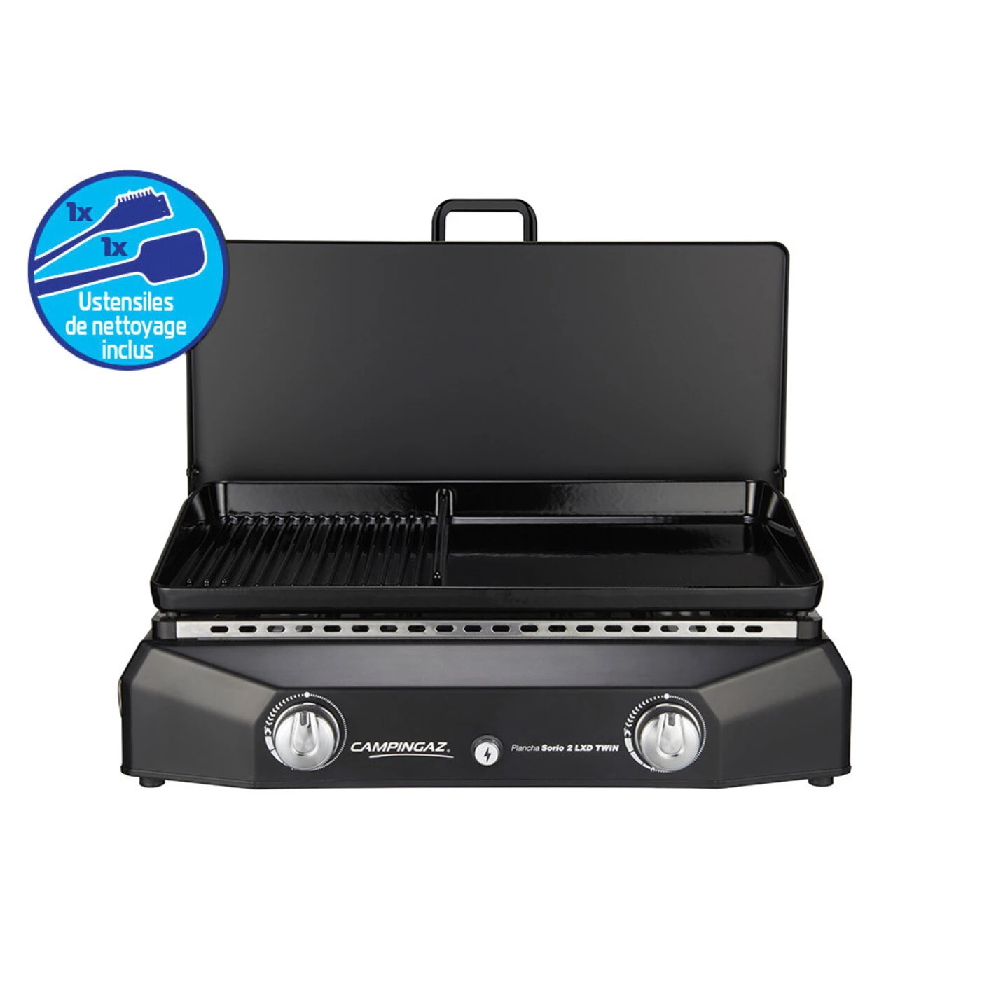 Plancha Gaz Sorio 2 LXD Twin - Campingaz* 3 Plancha Gaz Sorio 2 LXD Twin - Campingaz*