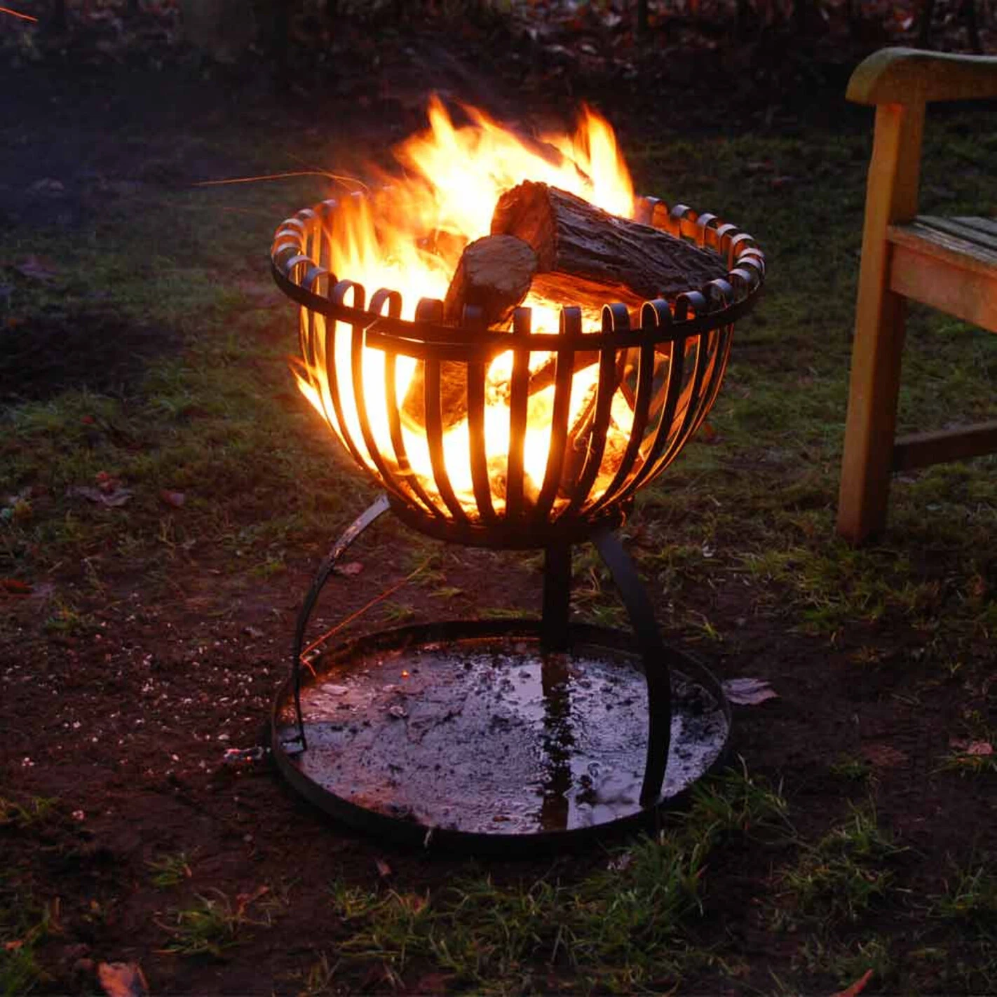 Plateau à Cendres Rond Braséro - Esschert Design 6 Plateau à Cendres Rond Braséro - Esschert Design – Image 4