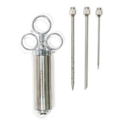 Seringue à Marinade + 3 Aiguilles En Inox Serious Injector - The Bastard