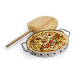 Set Pierre à Pizza ⌀ 33 Cm + Pelle - Broil King -Cuisine Bbq set pierre pelle pizza broil king 0060162698163 2