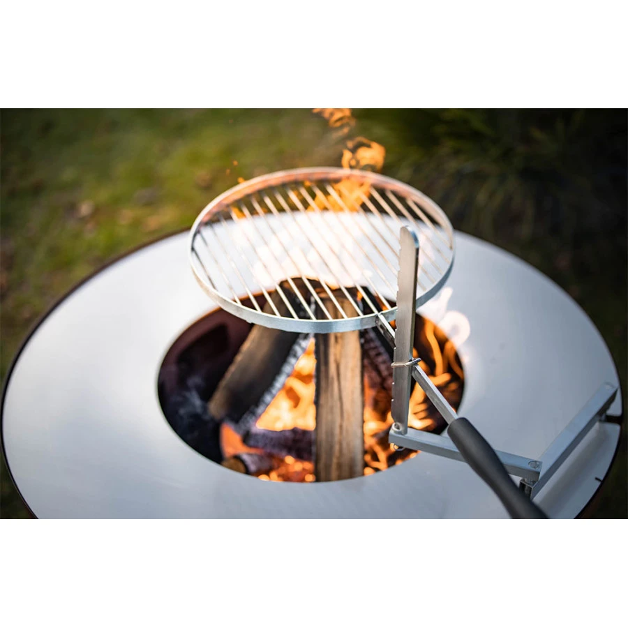 Grille Brasero En Inox ø38cm + Support - Feu Du Jardin 4 Grille Brasero En Inox ø38cm + Support - Feu Du Jardin – Image 2