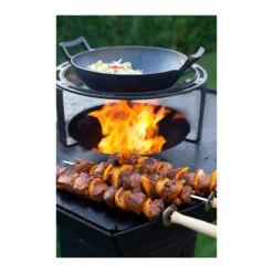 Support Wok Et Cocotte Dynamic Center Pour Brasero Nestor - Barbecook -Cuisine Bbq support wok cocotte dynamic centre barbecook 5404035701515 2